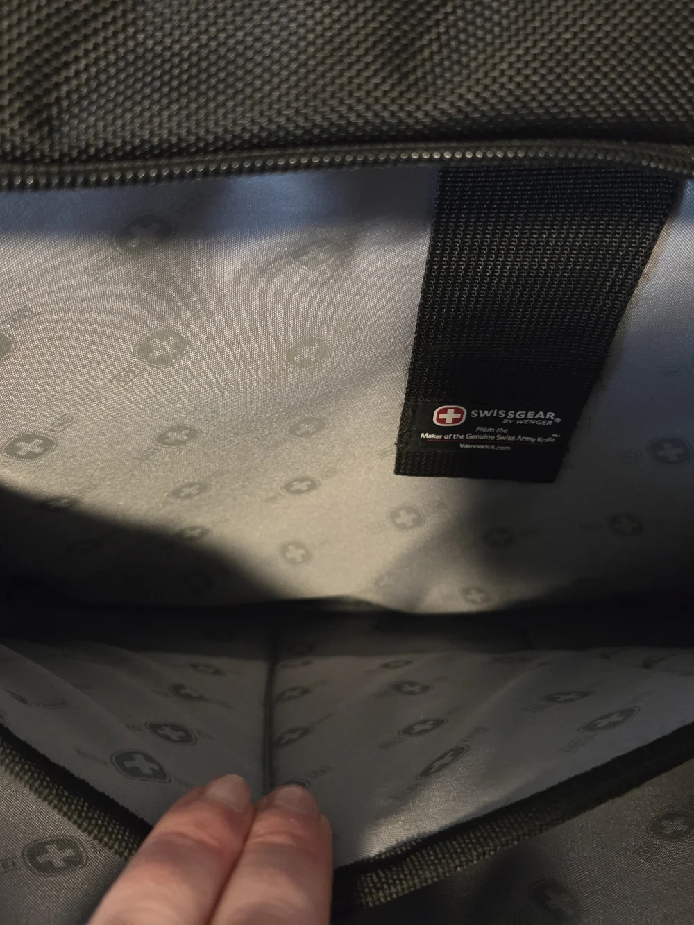 SwissGear Gray & Green Men’s Laptop Messenger Bag